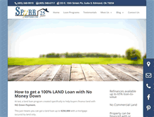 Tablet Screenshot of nodownpaymentlandloan.com